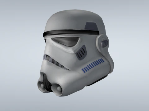Stormtrooper Helmet 3D Model