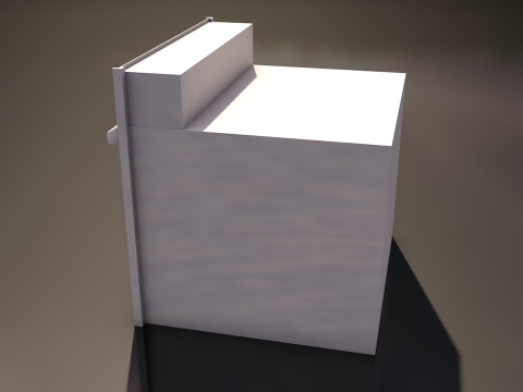 White Oven Stove 3D Model