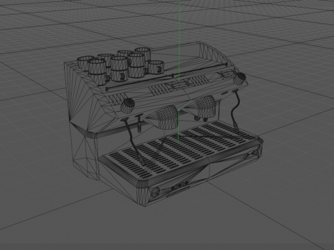 Espresso Coffee Machine 3D Model