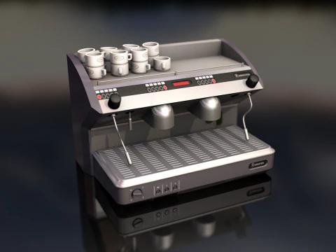 Espresso Coffee Machine 3D Model