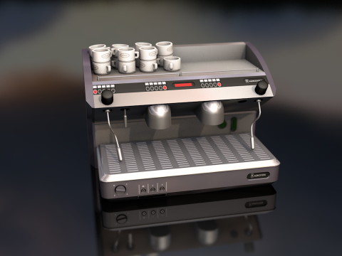 Espresso Coffee Machine 3D Model