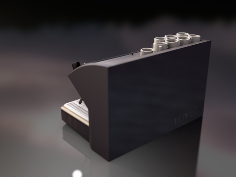 Espresso Coffee Machine 3D Model