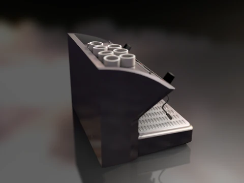 Espresso Coffee Machine 3D Model