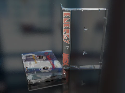 Cassette Tape 3D Model