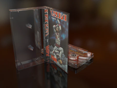 Cassette Tape 3D Model