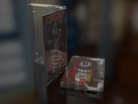 Cassette Tape 3D Model