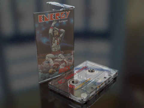 Cassette Tape 3D Model