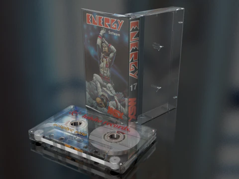 Cassette Tape 3D Model