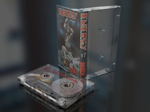 Cassette Tape 3D Model