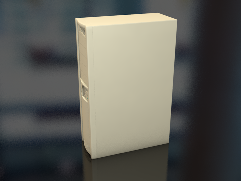 Vintage CPU Tower 3D Model