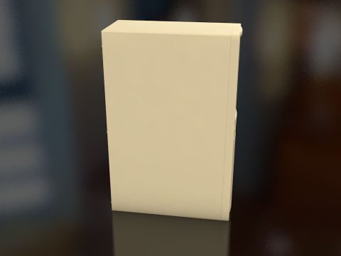 Vintage CPU Tower 3D Model