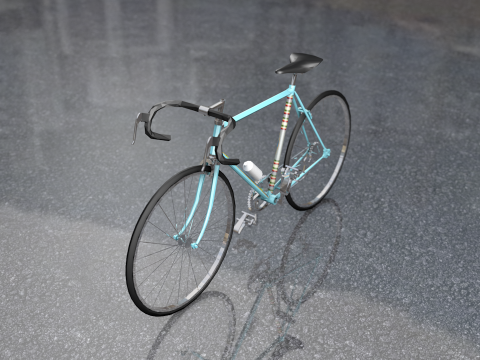 Milano San Remo Sport Race Bicycle 3D Model