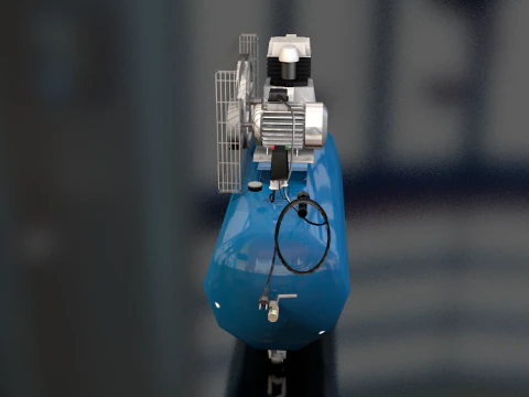 Eletric Air Compressor 3D Model