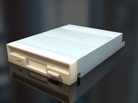 Floppy Disk Drive 35 Inches 3D Model
