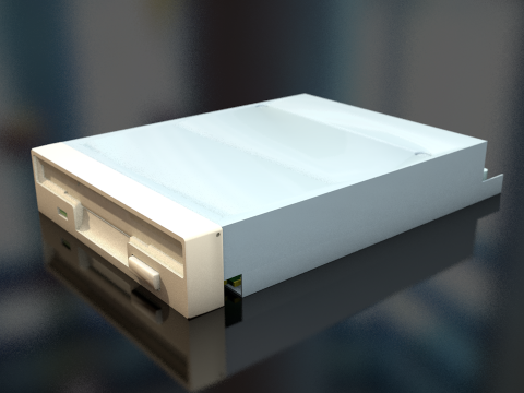 Floppy Disk Drive 35 Inches 3D Model
