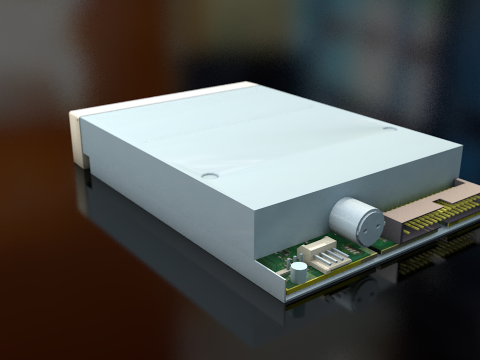 Floppy Disk Drive 35 Inches 3D Model
