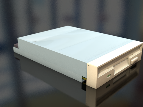 Floppy Disk Drive 35 Inches 3D Model