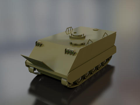 M-113 装甲軍用戦車 グリーンドラゴン 3Dモデル