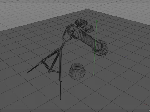 M47 Dragon Anti Tank Missile Launcher 3D Model