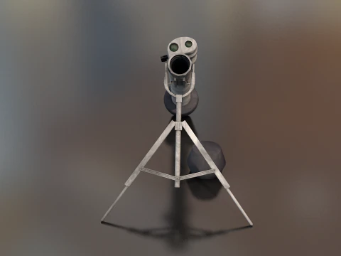 M47 Dragon Anti Tank Missile Launcher 3D Model
