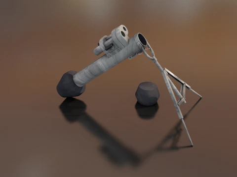 M47 Dragon Anti Tank Missile Launcher 3D Model