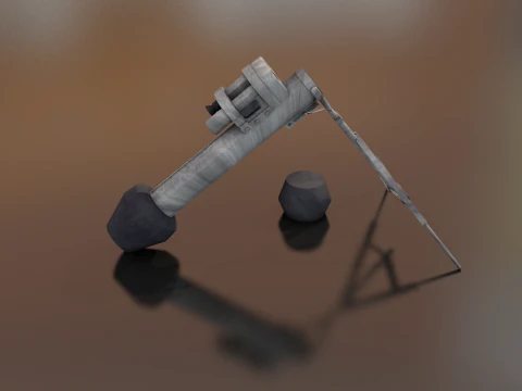 M47 Dragon Anti Tank Missile Launcher 3D Model