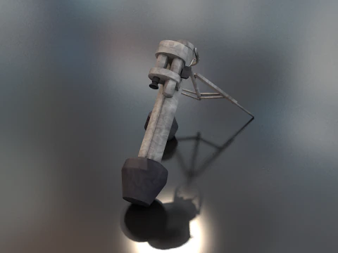 M47 Dragon Anti Tank Missile Launcher 3D Model
