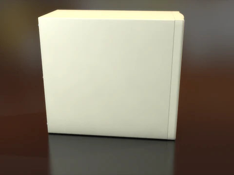 Caixa de computador para PC minitorre CPU Modelo 3D