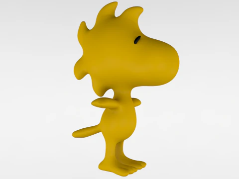 वुडस्टॉक स्नूपी 3D मॉडल