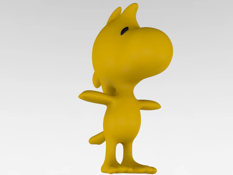 Woodstock Snoopy 3D Model