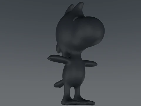 Woodstock Snoopy 3D Model