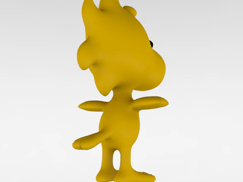 Woodstock Snoopy 3D Model