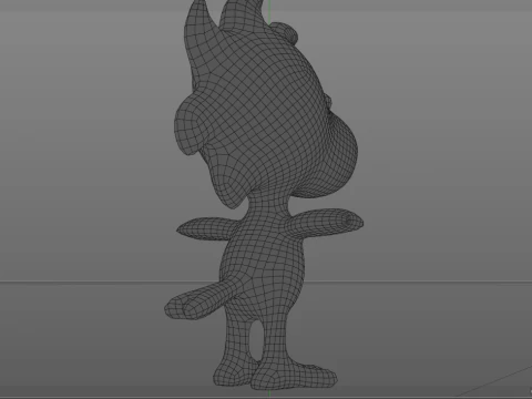 Woodstock Snoopy 3D Model