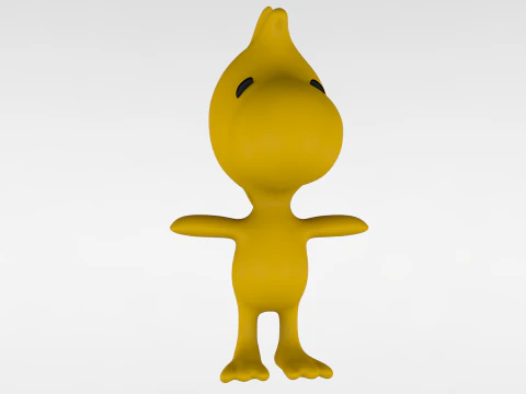 Woodstock Snoopy 3D Model