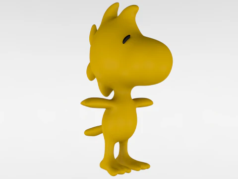 Woodstock Snoopy 3D Model