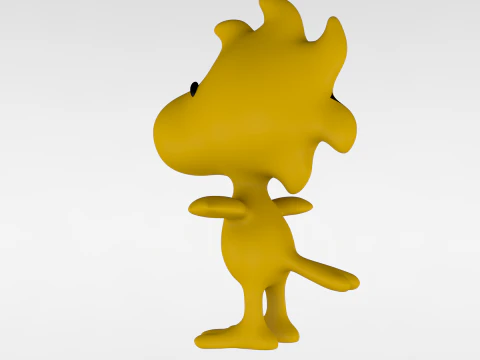 Woodstock Snoopy 3D Model