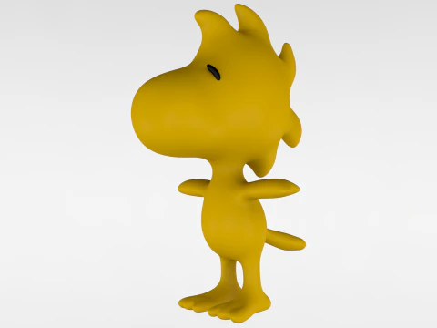 Woodstock Snoopy 3D Model