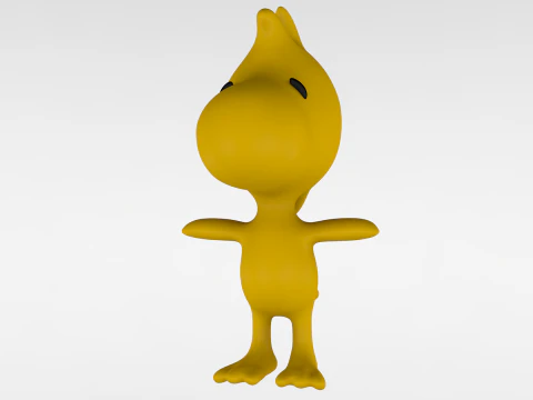 Woodstock Snoopy 3D Model