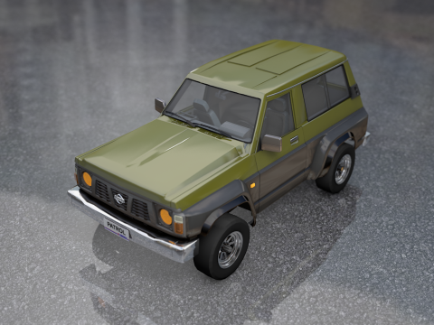 Позашляховик Nissan Patrol 3D Модель
