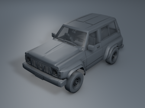 Nissan Patrouille-SUV 3D Model