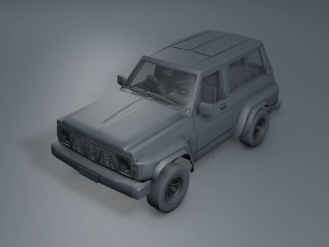 Nissan Patrol SUV 3D Model