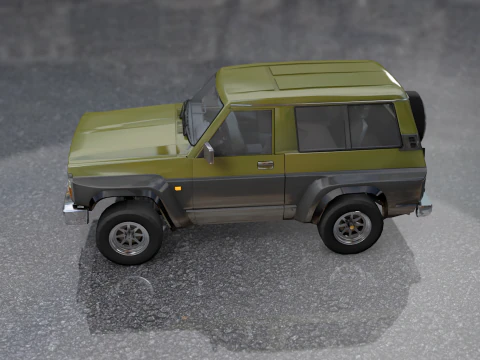 Nissan Patrol SUV 3D Model