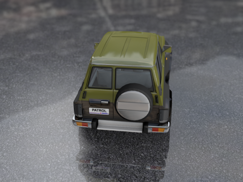 Nissan Patrouille-SUV 3D Model