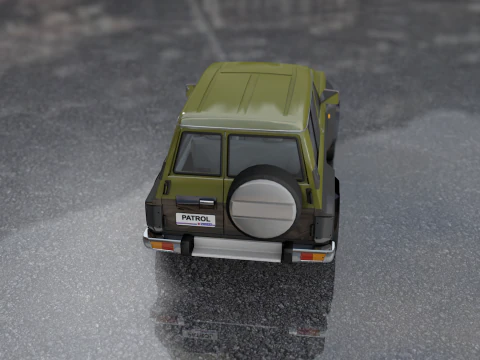 Nissan Patrol SUV 3D Model