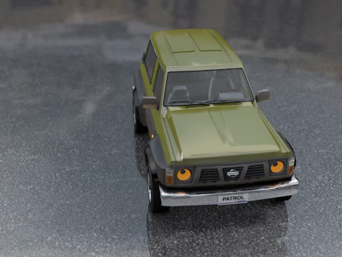 Nissan Patrol SUV 3D Model