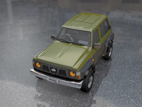 Nissan Patrol SUV 3D Model
