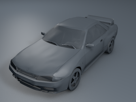 日産 スカイライン GTR 旧型 3Dモデル