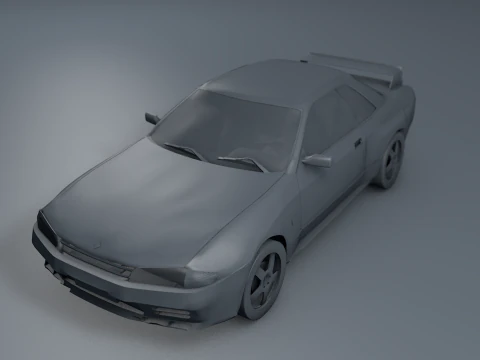 Nissan Skyline GTR Old Style 3D Model