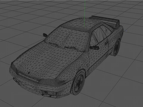 Nissan Skyline GTR Old Style 3D Model