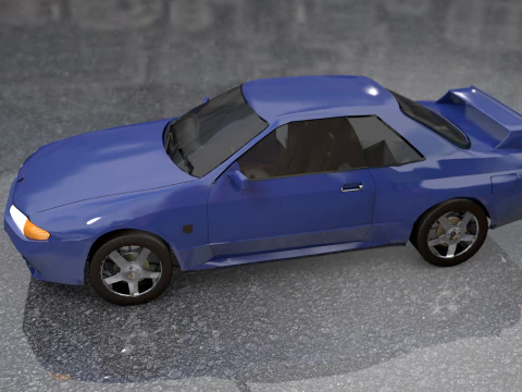 Nissan Skyline GTR Old Style 3D Model